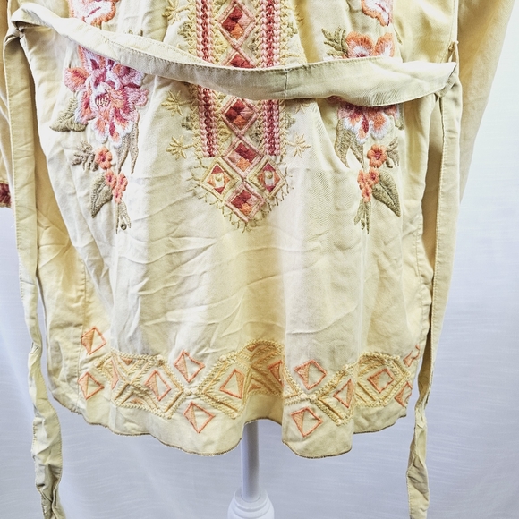 NWT Driftwood Abby Harvest Embroidered Kimono/Jacket Large - Picture 14 of 16